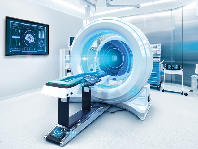 Raum mit einem Röntgengerät mit verbauter ingun Technologie